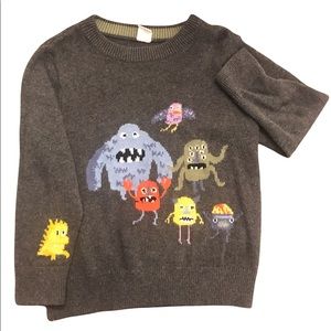 Adorable Monster Sweater - 3T